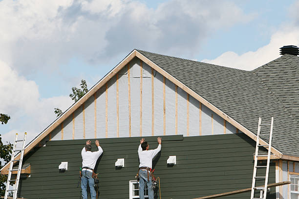 Professional Siding technician working in Christiana, PA